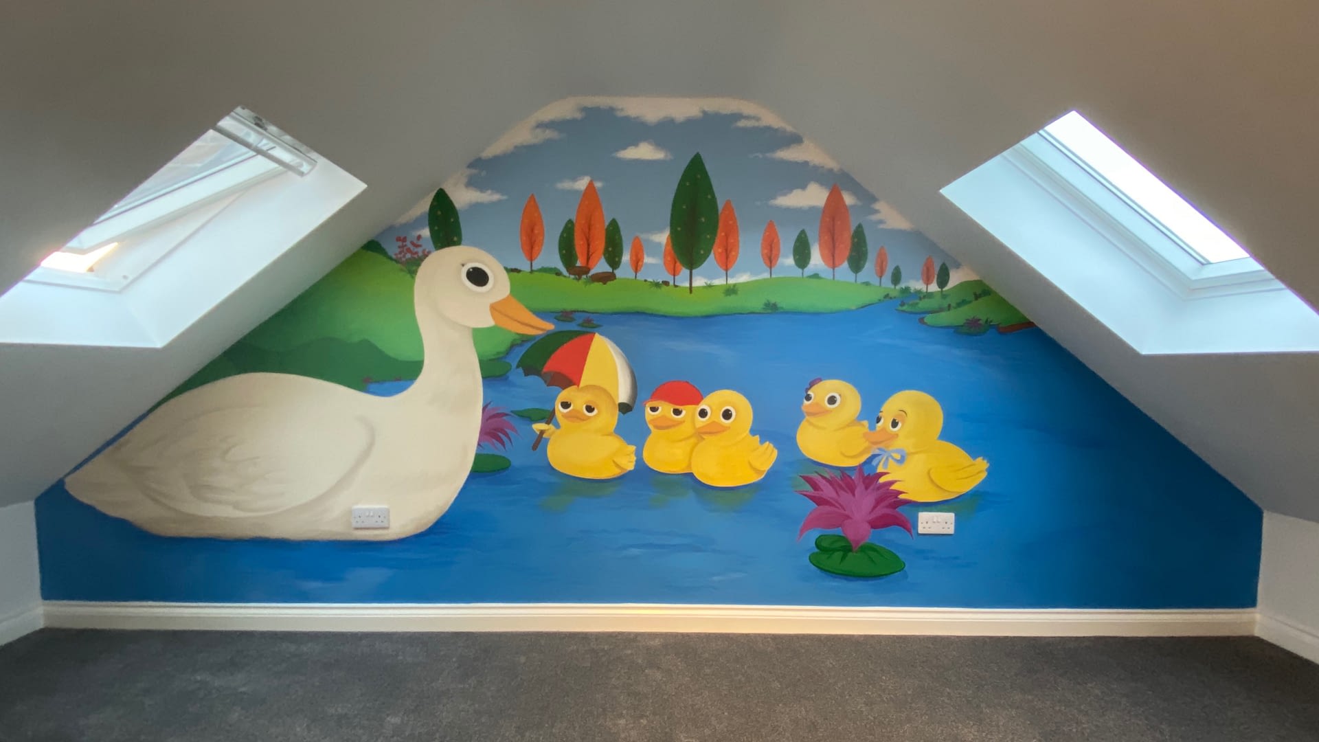5 Little Ducks Mural