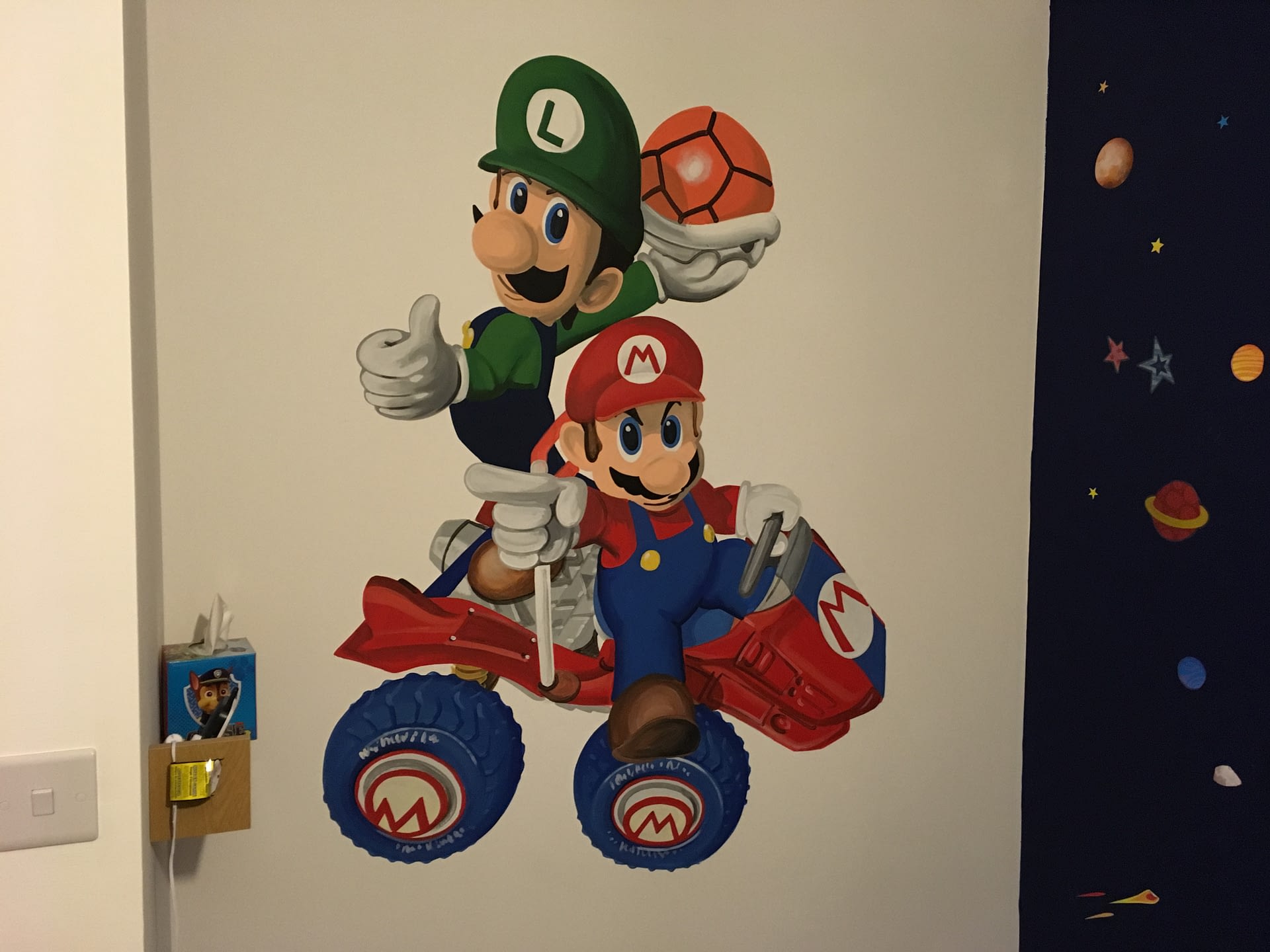 Mario & Luigi Mural 
