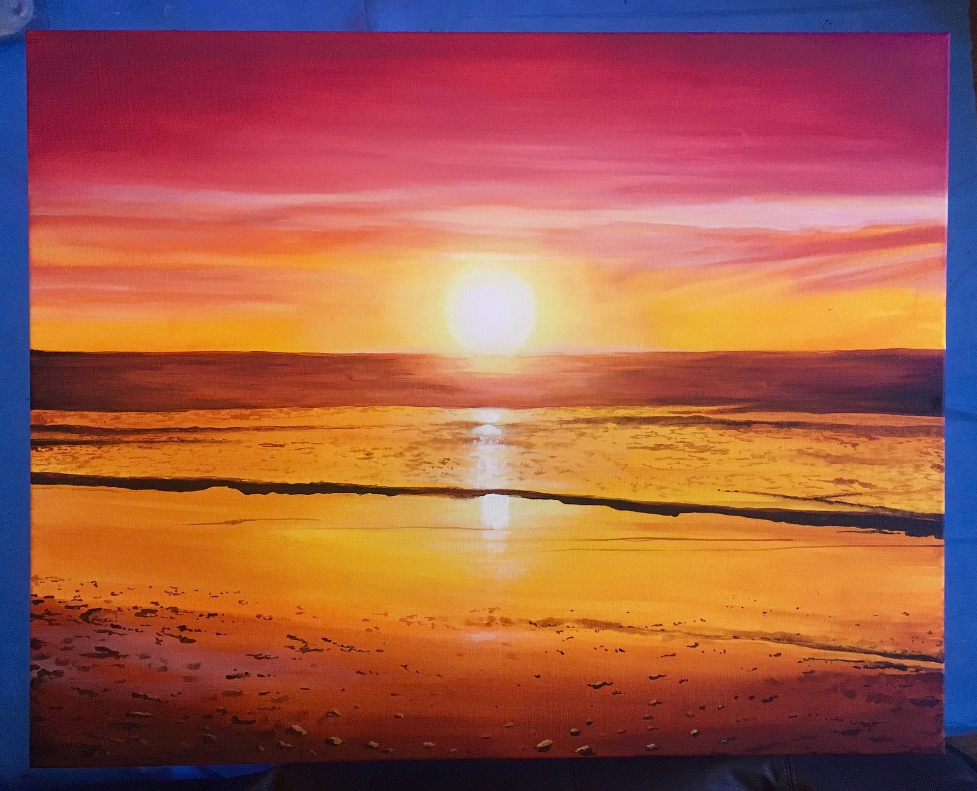 Sunset Acrylic on canvas 