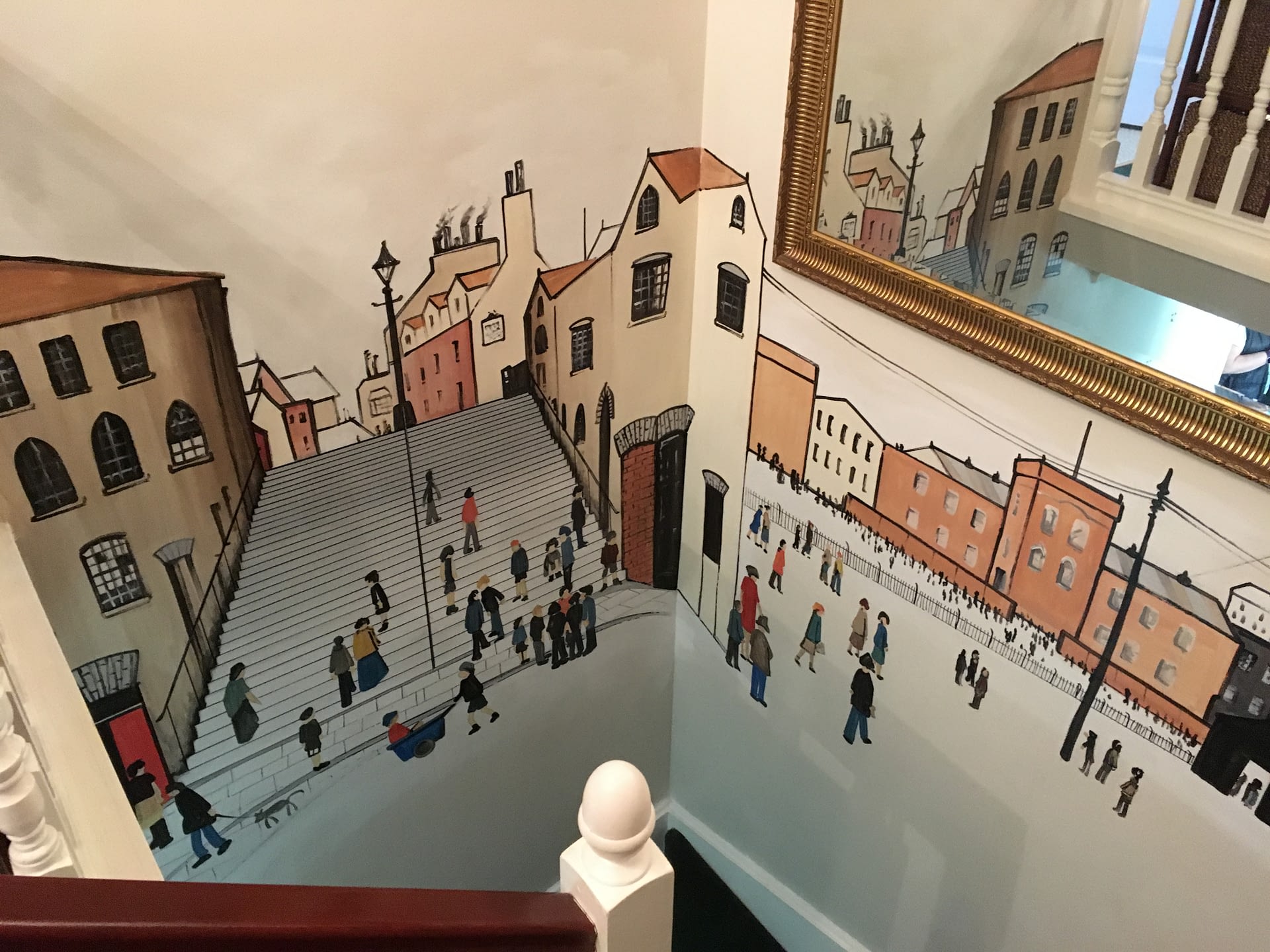Lowry Staircase Mural 