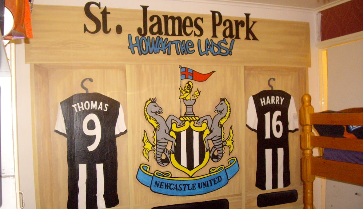 Newcastle United Locker Room
