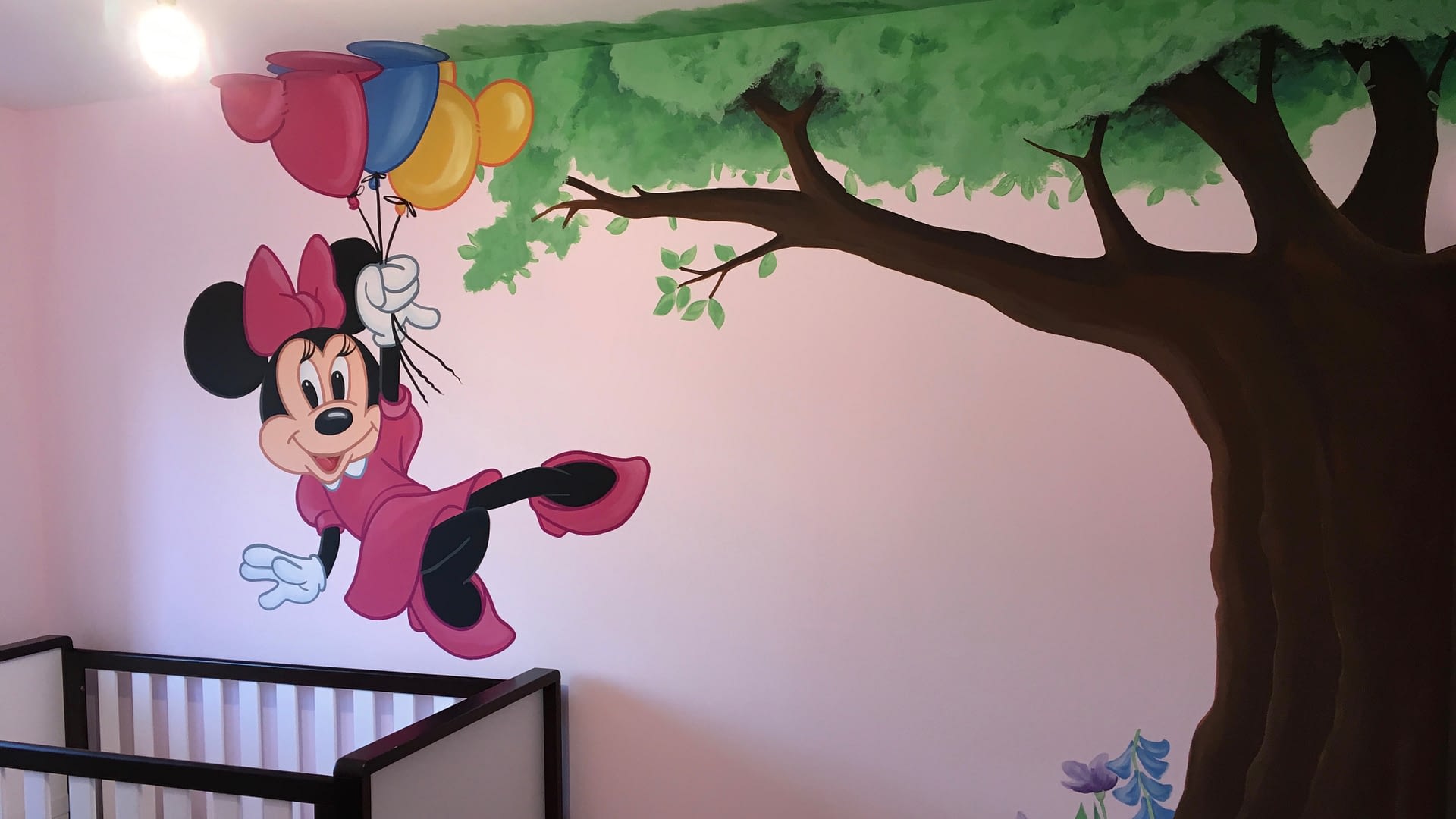 Minnie Mouse with Balloons