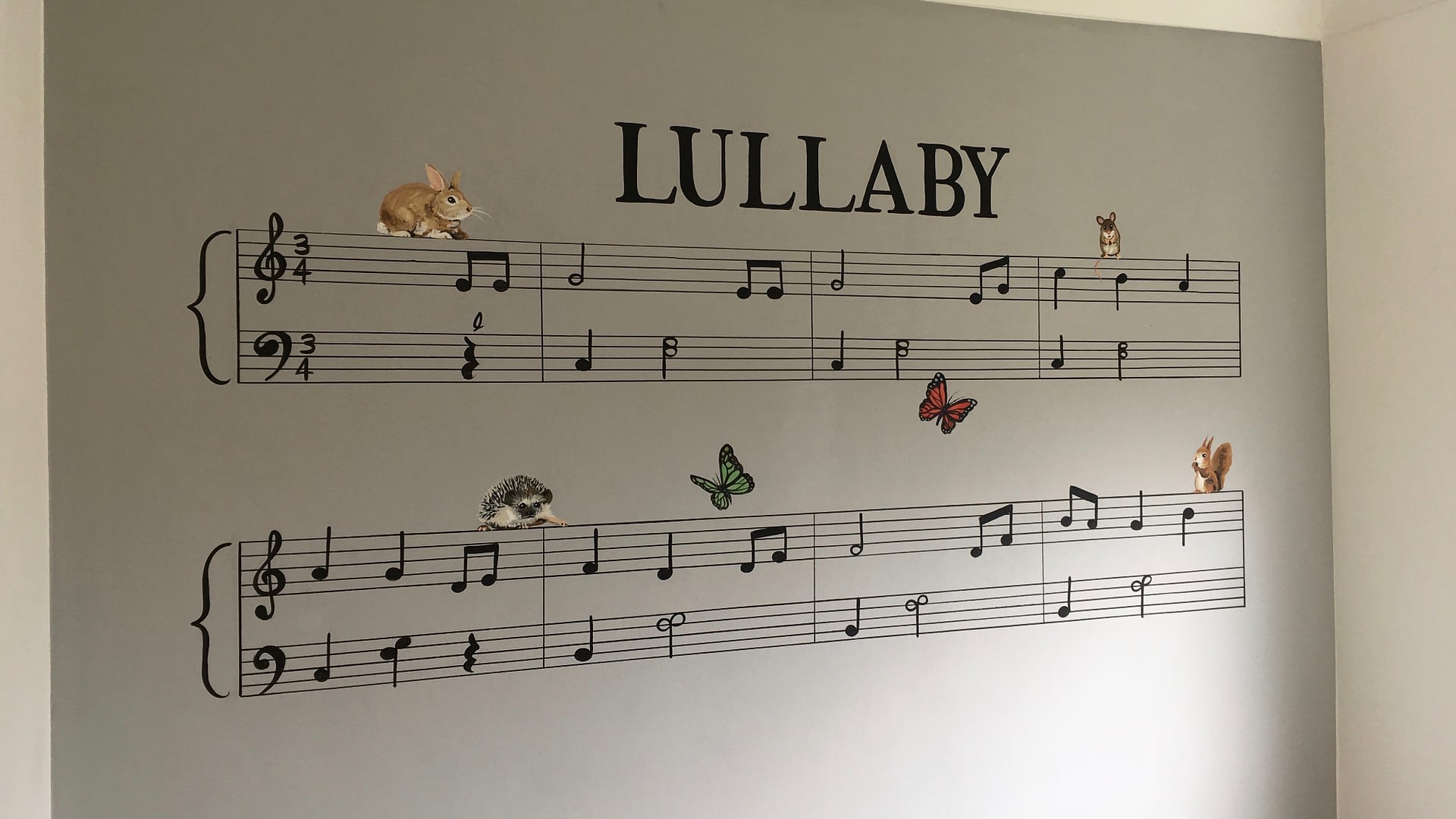 Lullaby Nursery Quote 