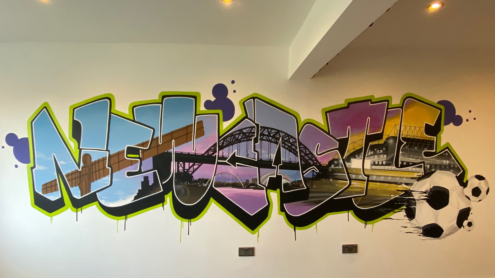 Newcastle In Graffiti