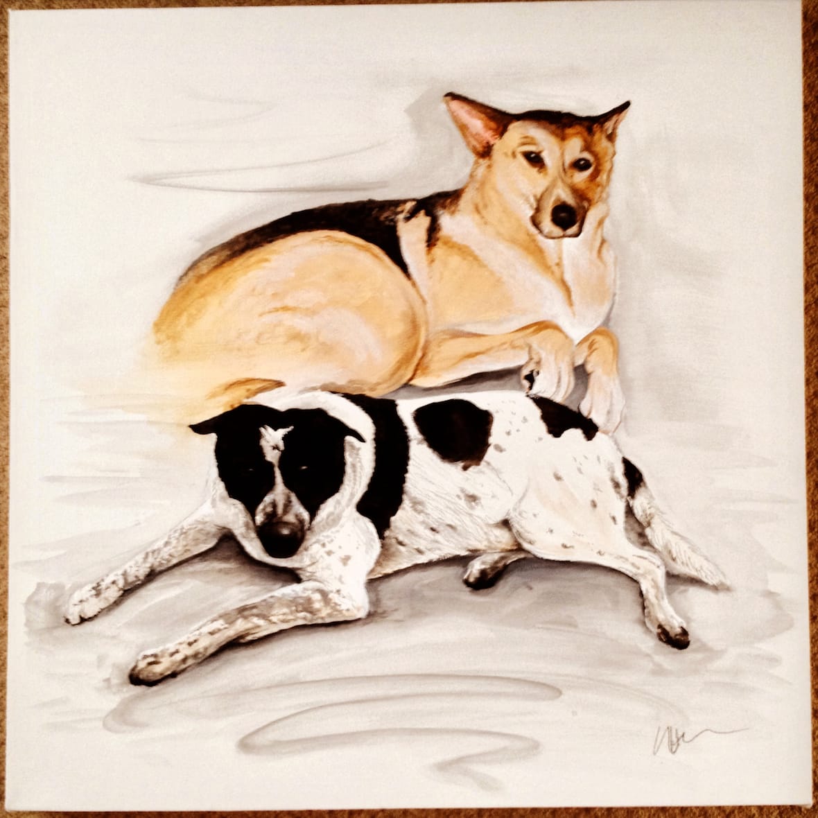 Pet Dogs Canvas