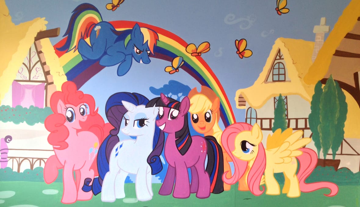My Little Pony Children's Bedroom Mural