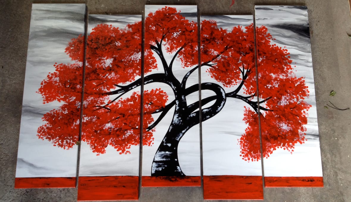 Oriental Tree Canvas