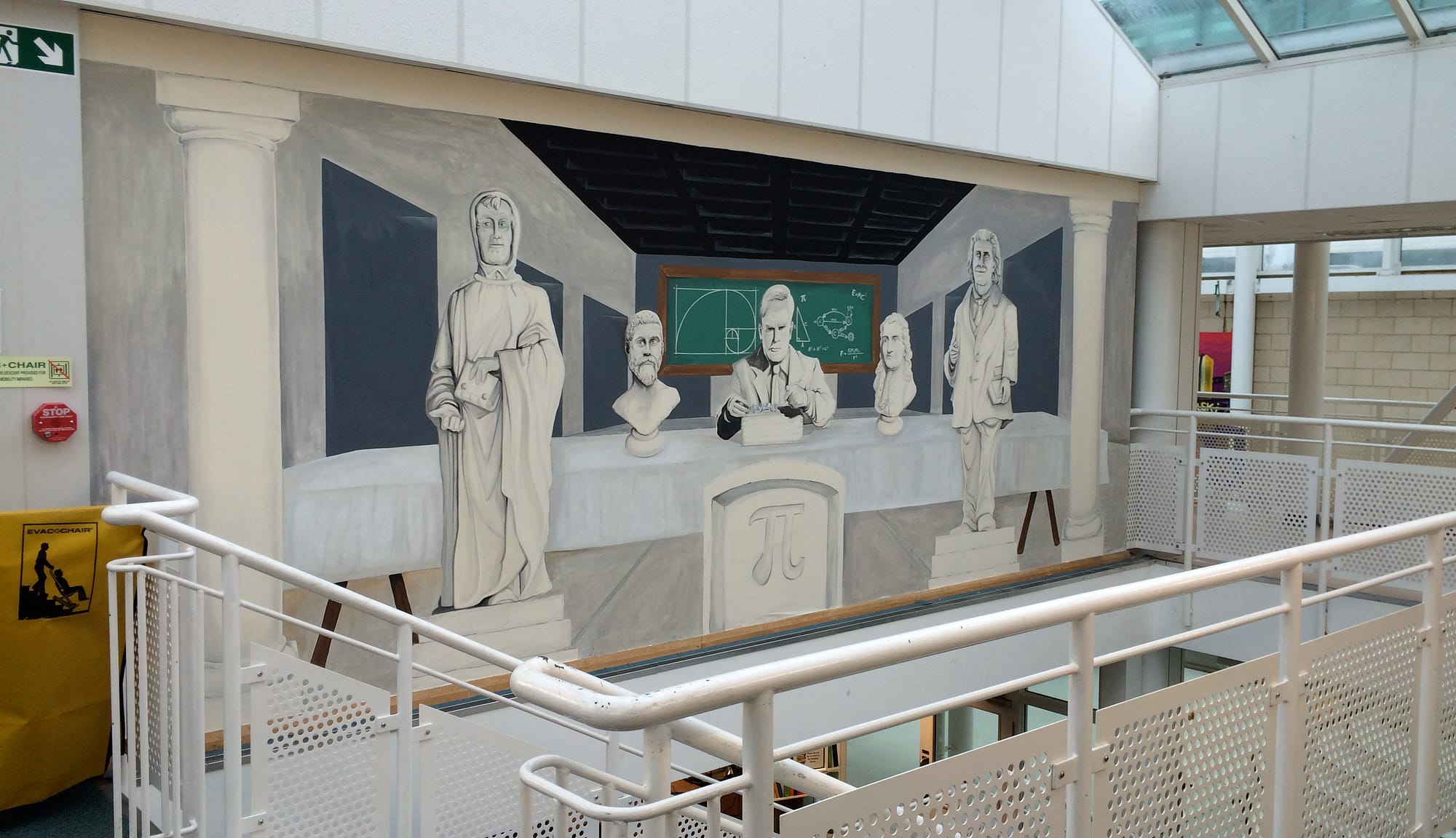 Maths Wall mural school