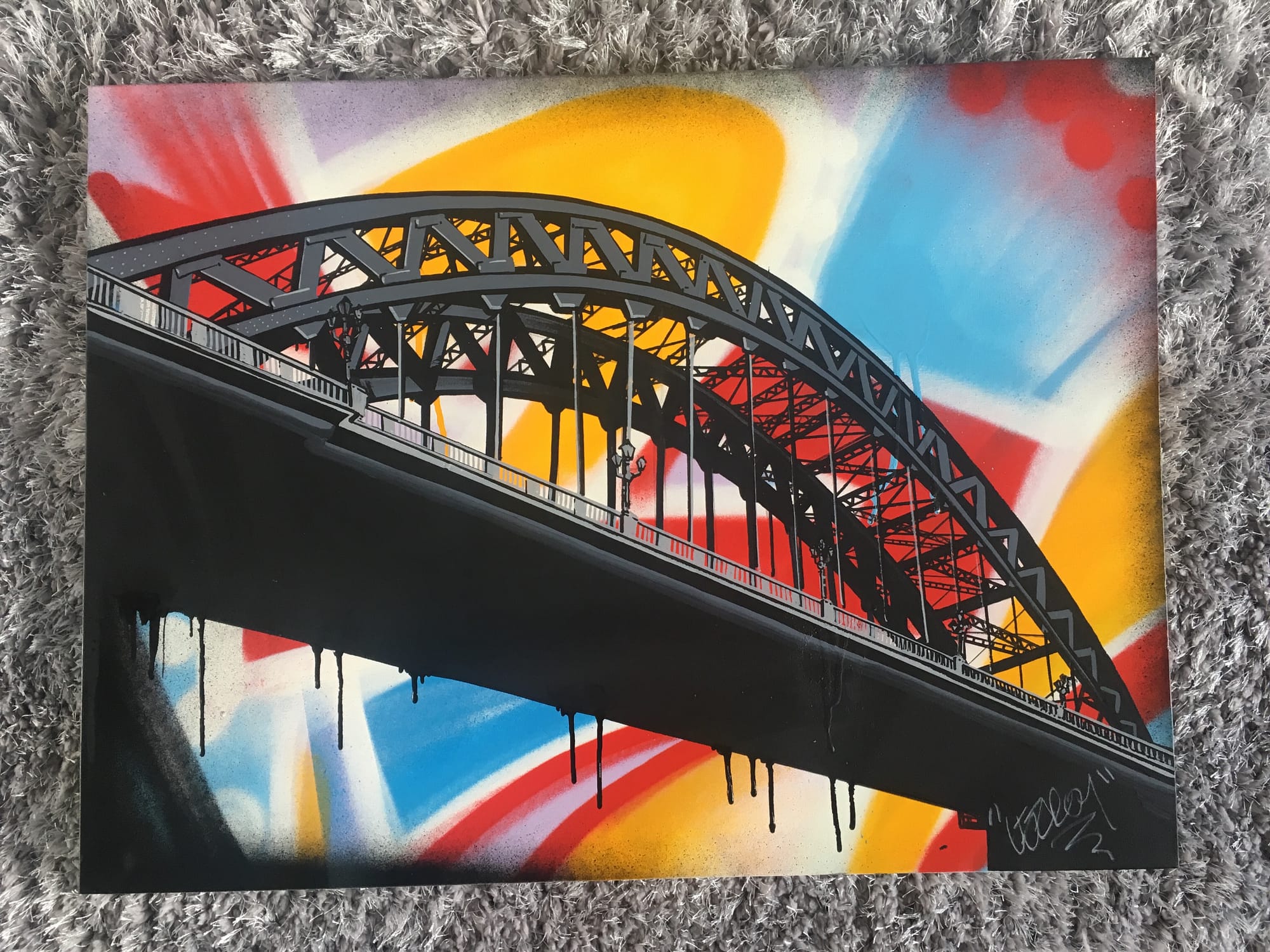 Canvas, Graffiti, Tyne Bridge, Newcastle