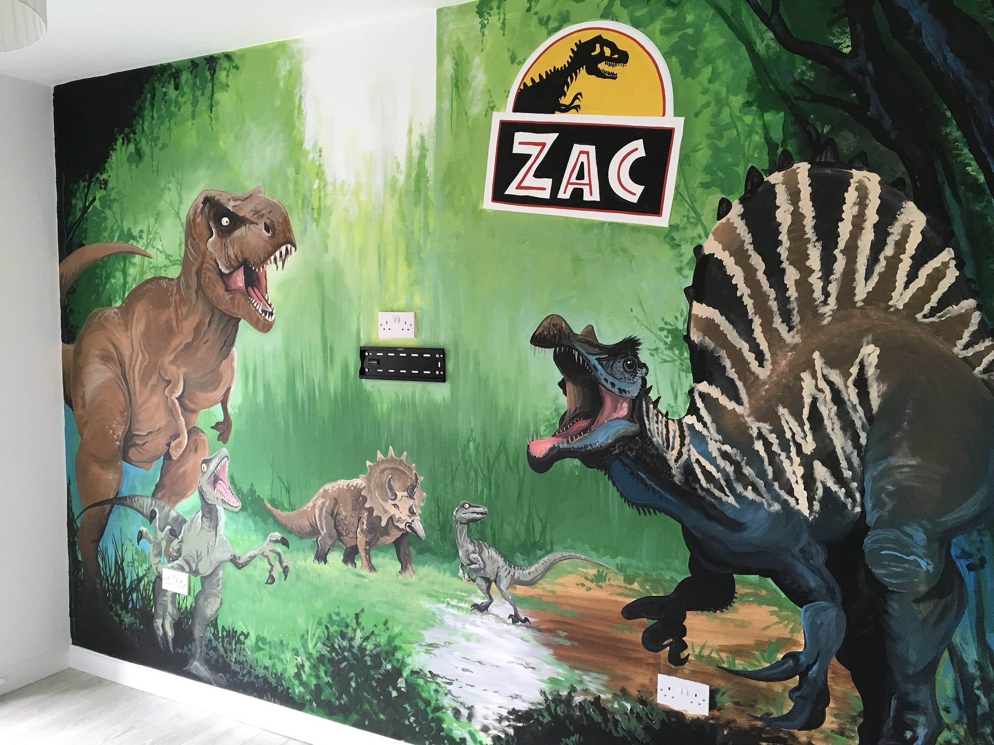Jurassic Park, Dinosaurs Mural
