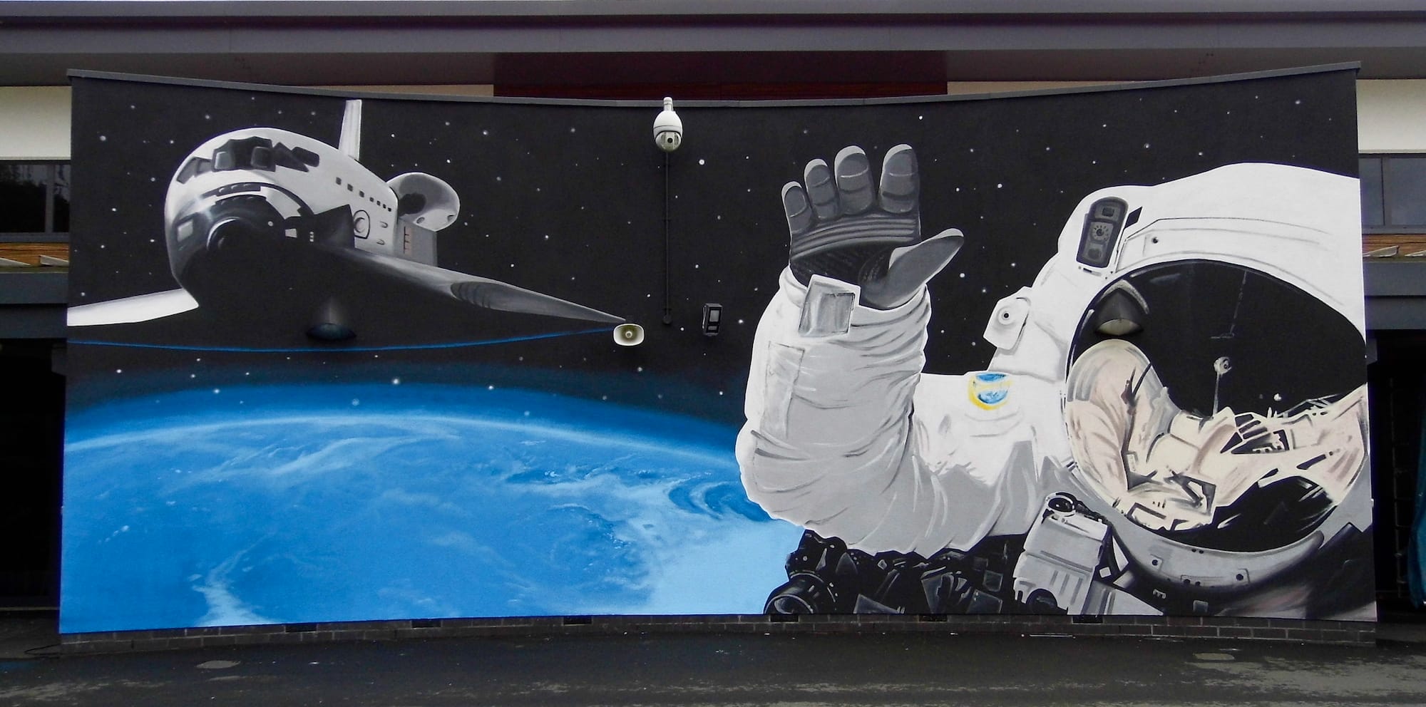 Greenland School Astronaut Mural - Durham