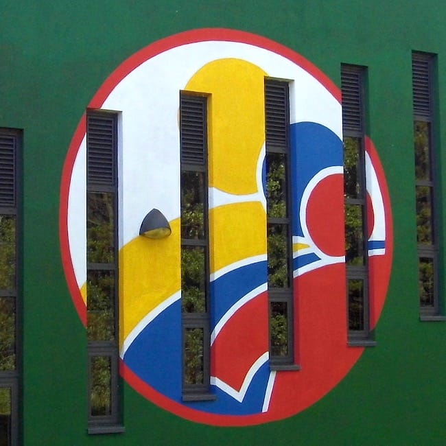 Greenland School Emblem Mural - Durham